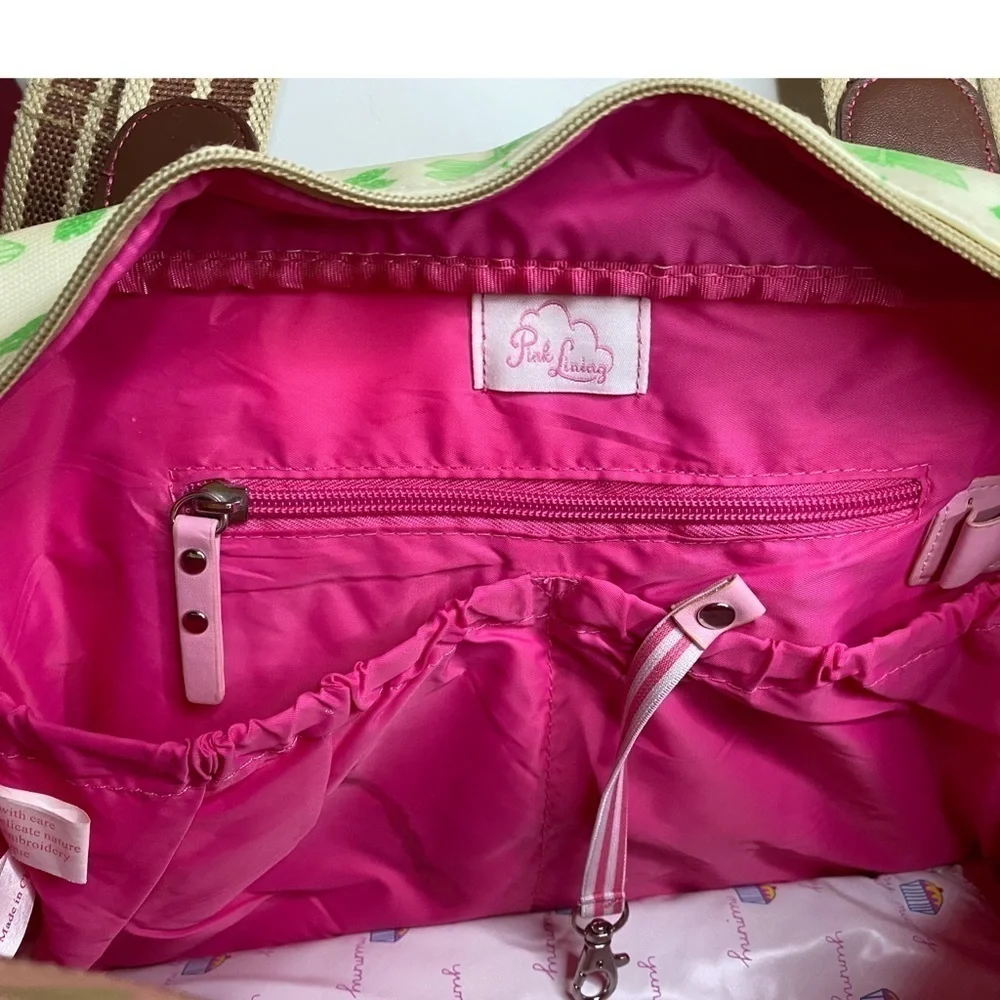 Pink Lining Mama Et Bebe Green Dragonflies Diaper